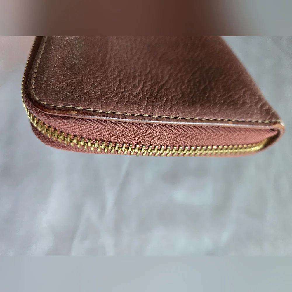 Chloe Mauve Long Leather Wallet - Picture 7 of 14